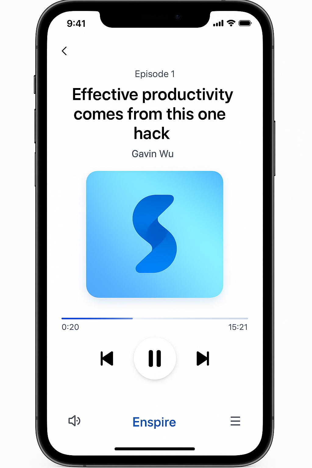 Enspire App Interface
